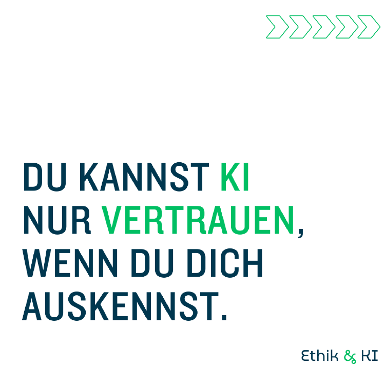 Du kannst KI nur vertrauen, wenn du dich auskennst.